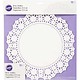 Wilton 25.4cm Round Grease-Proof White Doilies