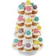 Wilton Stacked 4-Tier Cupcake and Dessert Tower