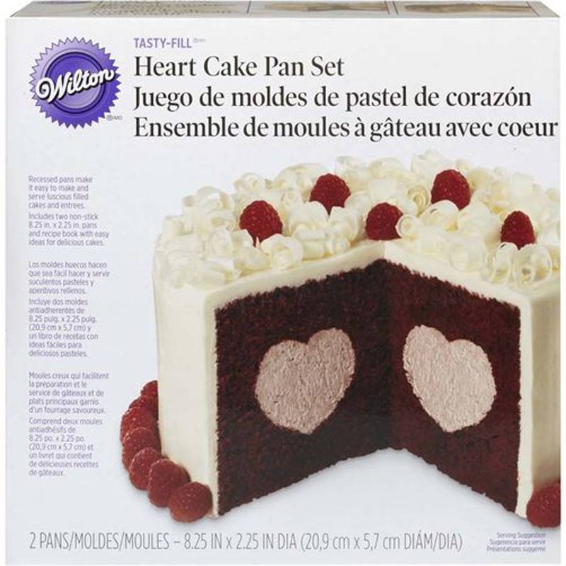 Wilton Heart Tasty Fill Pan Ares Kitchen And Baking Supplies