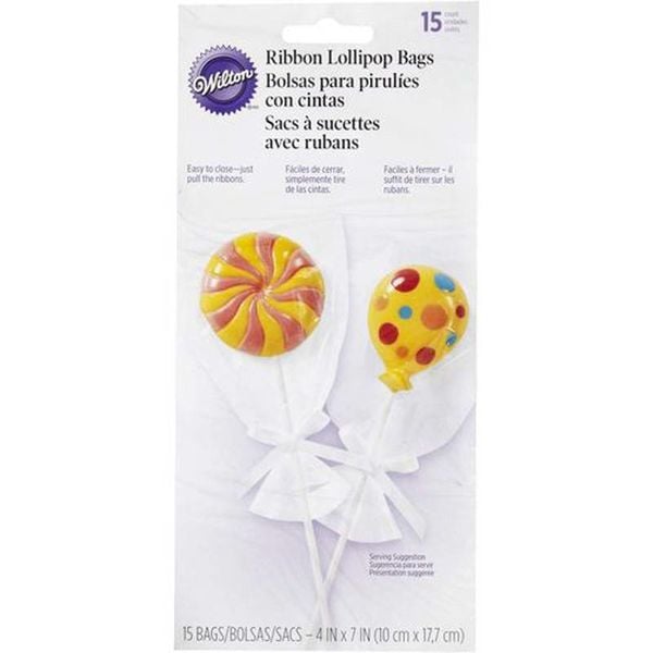 Wilton Drawstring Lollipop Bags