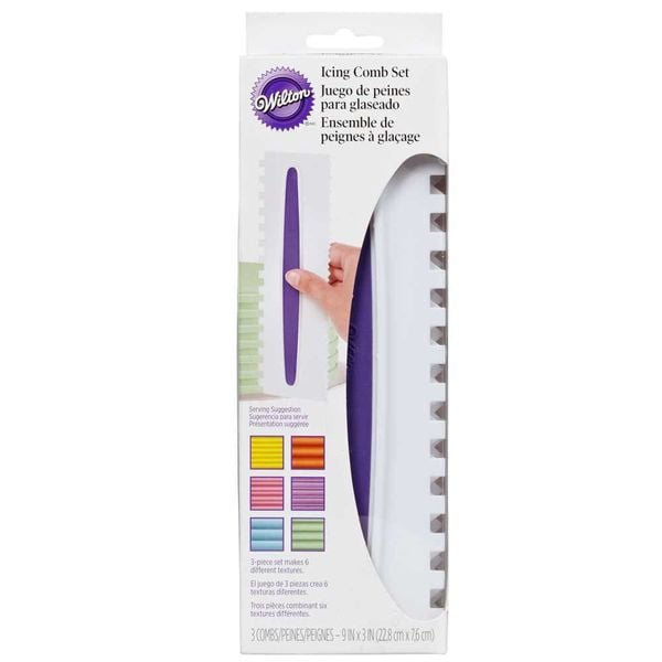 Wilton Icing Comb 3 Piece Set