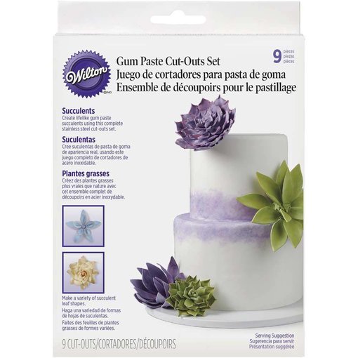 Wilton Wilton Gum Paste Cut-Outs Sets Succulents