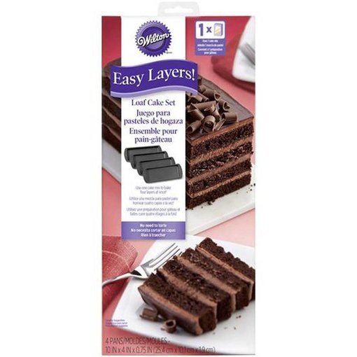 Wilton Ensemble de moule à gâteau en miche 4-pièces "Easy Layers!" de Wilton