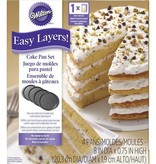 Wilton Wilton 4-Piece Easy Layers! 8 Inch Cake Pan Set