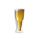 Brilliant Double Double Glass Beer/Pilsner Set of 2