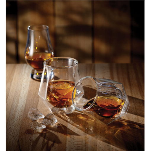 Brilliant Ensemble de 2 verres à whiskey 'Double Double Diamond' de Brilliant