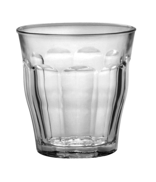 Duralex Duralex Set of 6 Picardie Clear Glass Tumbler - 160 ml