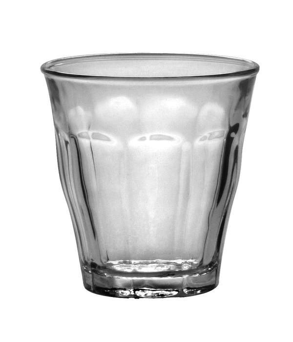 Duralex Set of 6 Picardie Clear Glass Tumbler - 250 ml | Ares