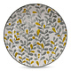 Assiette "Milo" Gris/Jaune 20cm de Brilliant