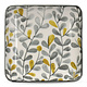 Assiette carrée "Milo" Gris/Jaune 12x12cm de Brilliant