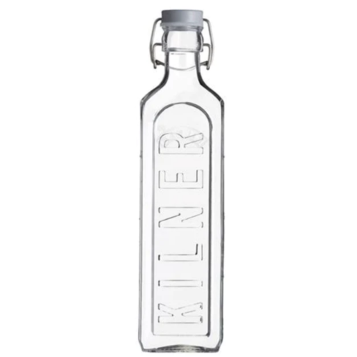 Kilner Square Clip-Top Bottle 1L