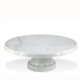 Natural Living 11.5" Marble Pedestal Cake Stand