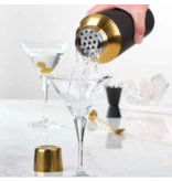 Trudeau Trudeau 3pcs Black-Gold Cocktail Mixer Set