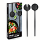 Natural Living black salad servers
