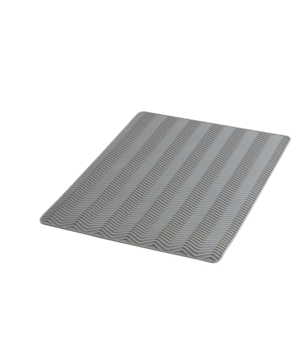 iDesign iDesign Chevron Drying Mat - Large in Gray