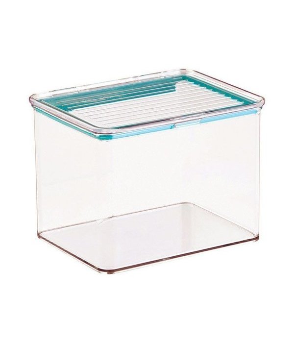 InterDesign Kitchen Binz Box with Sealed Lid, 2 quarts