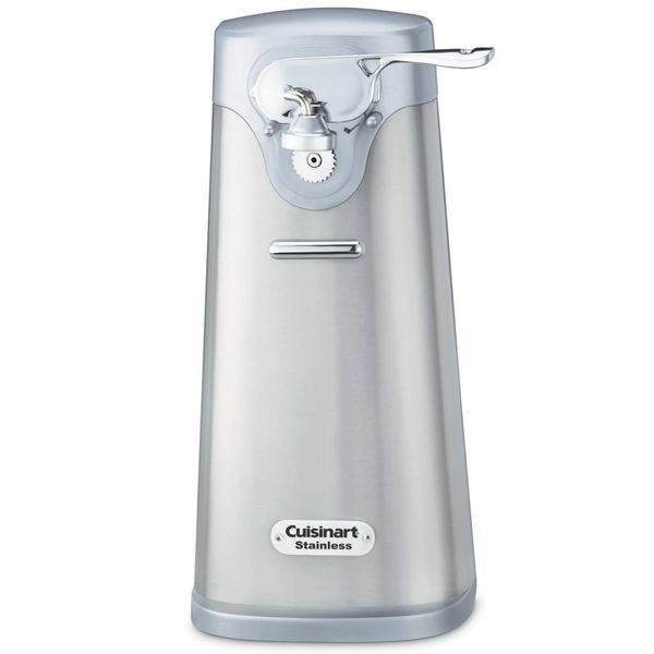 Ouvre-bocal à Arthrite - Mécanisme Sans Effort - Ajustable 2,5 à 10,2 Cm - Acier Inox + Poignée Plastique - Blanc