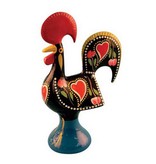 Portugal Imports The Good Luck Rooster 14cm Barcelos Black Metal Collection