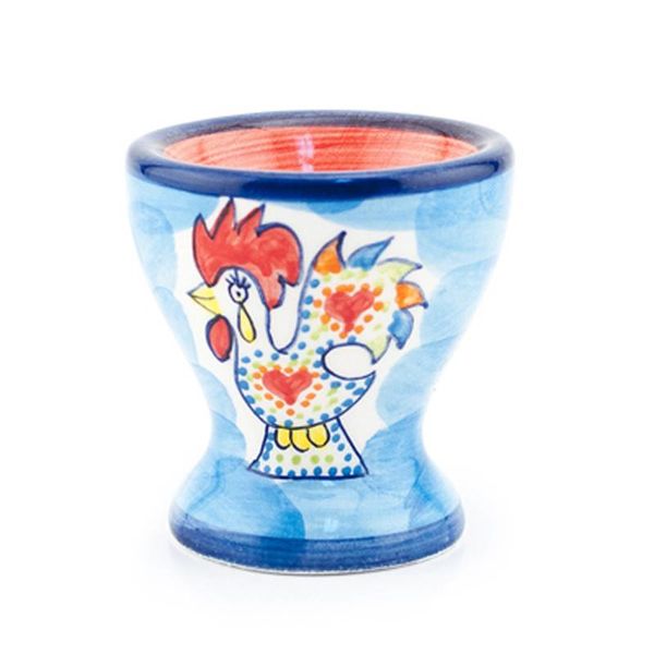 Portugal Imports Joyful Rooster Egg Cup