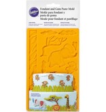 Wilton Moule à animaux de la jungle pour fondant et pâte à gomme de Wilton