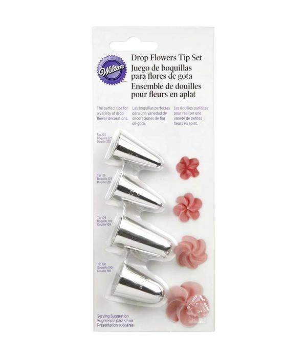 Wilton Wilton Drop Flowers Piping Tip Set