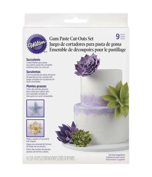 Wilton Wilton Gum Paste Cut-Outs Sets Succulents