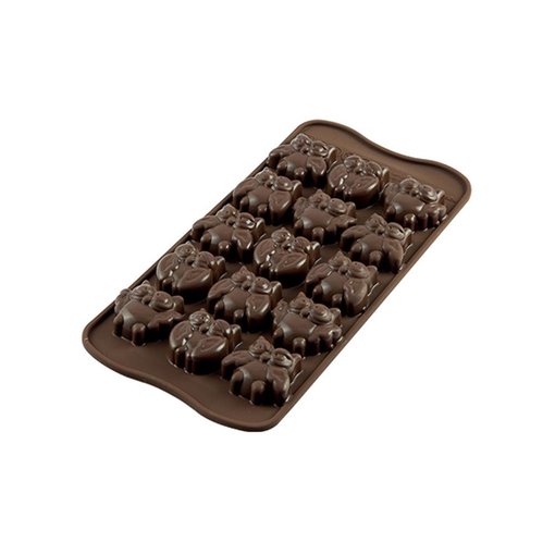 Silikomart Moule à chocolat Choco Gufi "Easy Choc" en silicone de Silikomart