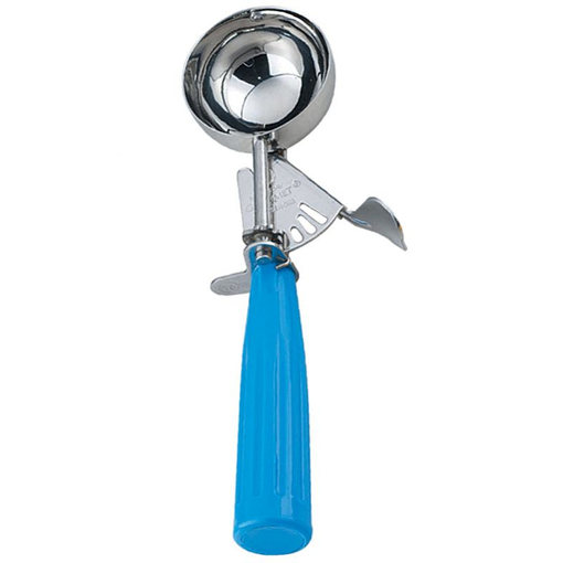omcan Omcan 2oz Ice Cream Disher with Blue Plastic Handle
