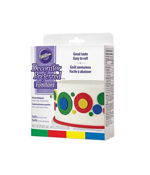 Wilton Fondant 4 couleurs primaires de Wilton