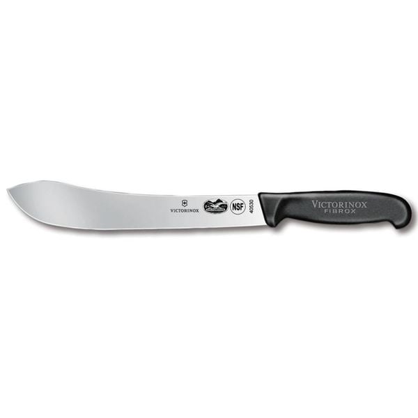 Couteau boucher droit de 25 cm poignée en Fibrox de Victorinox