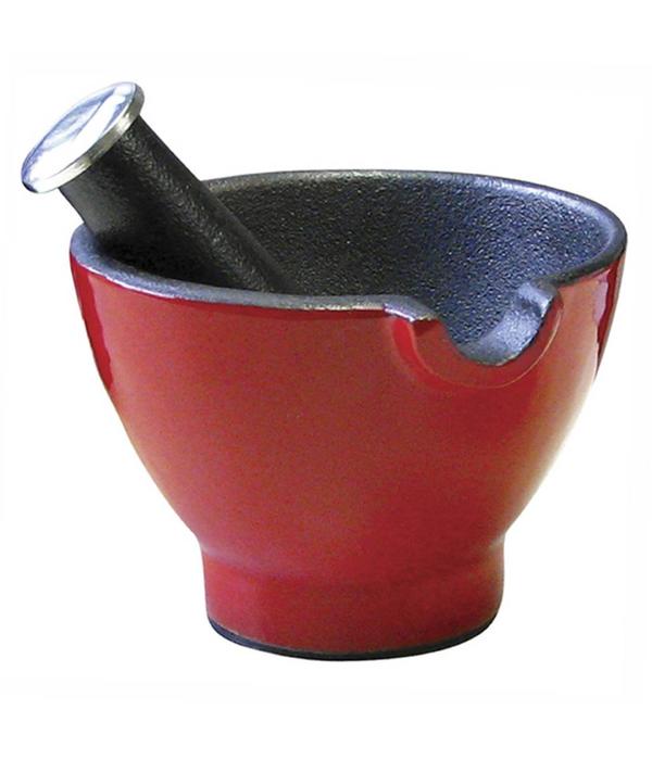 Le Cuistot Le Cuistot Mortar and Pestle Red