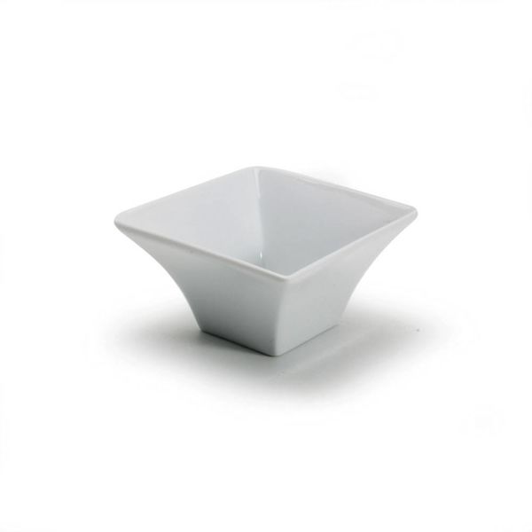 SQUARE FLARE BOWL, 4.5oz, WH