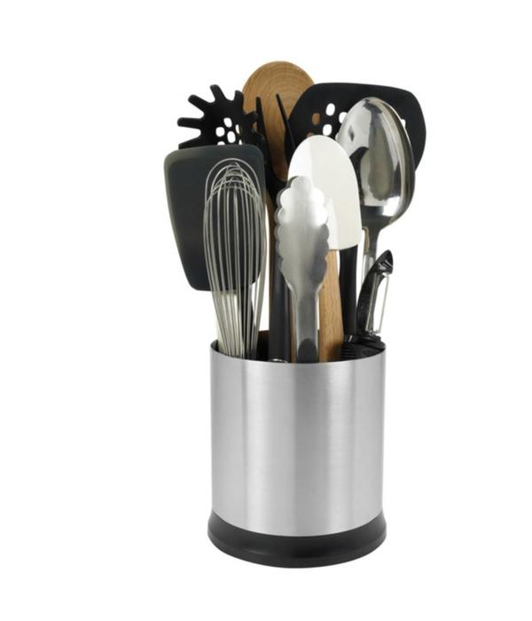 Oxo Porte-ustensiles rotatif en acier inoxydable de Oxo ( A )