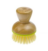 Brosse a vaisselle ronde poignee bois ( F )  NLA