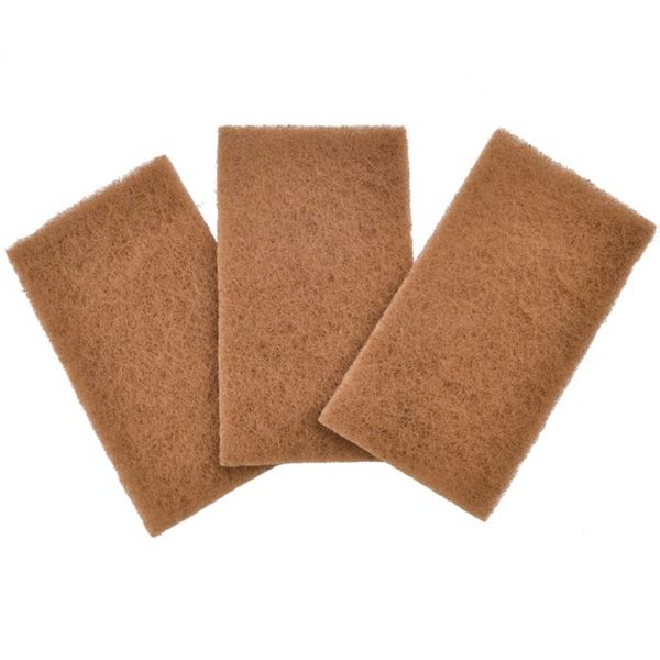 FC 3PK SCOURING PADS WALNUT SH