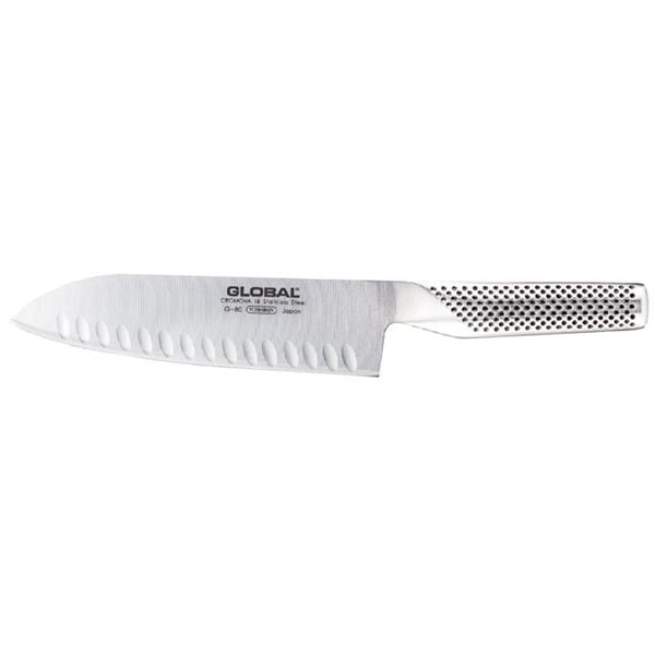 Global Santoku Fluted Knife 18 cm