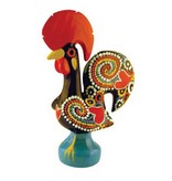 Le coq du bonheur 25cm collection Barcelos noir