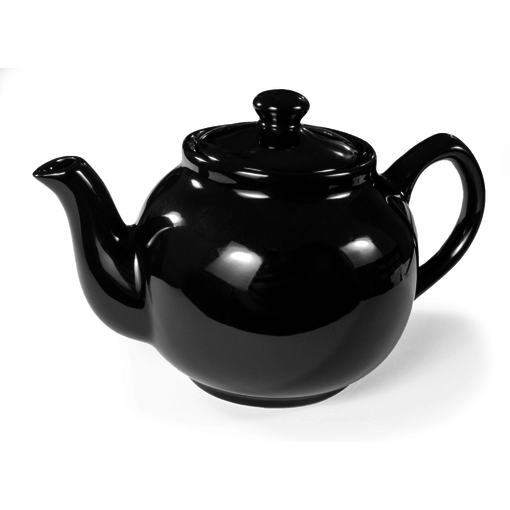 Stoneware 6 Cup Tea Pot - Black