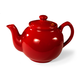 Stoneware 6 Cup Tea Pot - Red