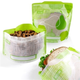 Russbe Reusable Snack & Sandwich Bags - Set of 4 Green