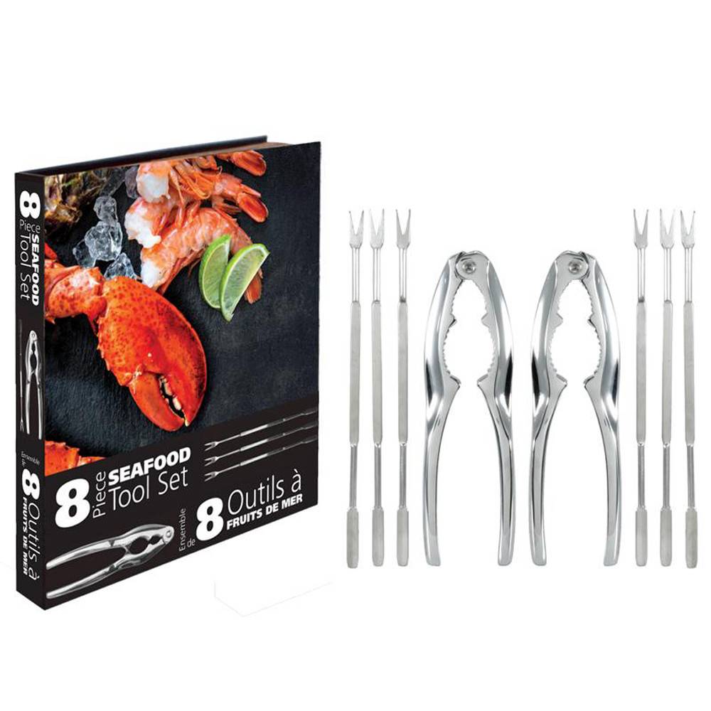 Danesco 8 pc Seafood Tool Set - Ares Kitchen and Baking Supplies