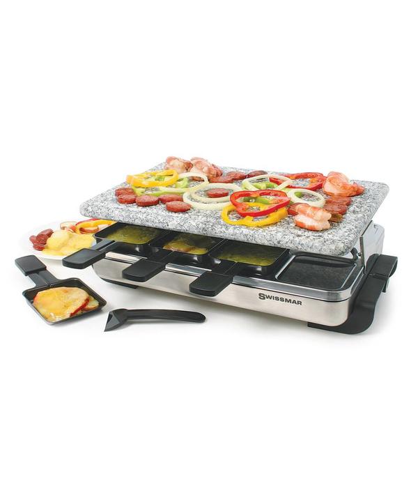 Swissmar Swissmar 8 Person Stelvio Raclette Party Grill With Granite Stone