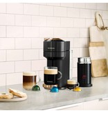 Nespresso Machine à café et espresso Vertuo Next Premium de Nespresso® par De'Longhi avec mousseur à lait Aeroccino, Noir