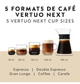 Nespresso Machine à café et espresso Vertuo Next Premium de Nespresso® par De'Longhi avec mousseur à lait Aeroccino, Noir