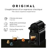 Nespresso Machine à espresso Inissia de Nespresso® par De'Longhi avec mousseur à lait Aeroccino, Noir