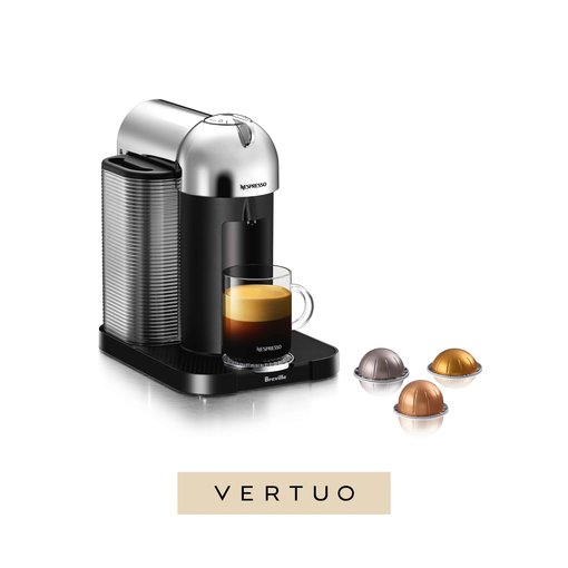 Nespresso Nespresso® Vertuo Coffee and Espresso Machine by Breville, Chrome