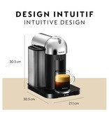 Nespresso Nespresso® Vertuo Coffee and Espresso Machine by Breville, Chrome