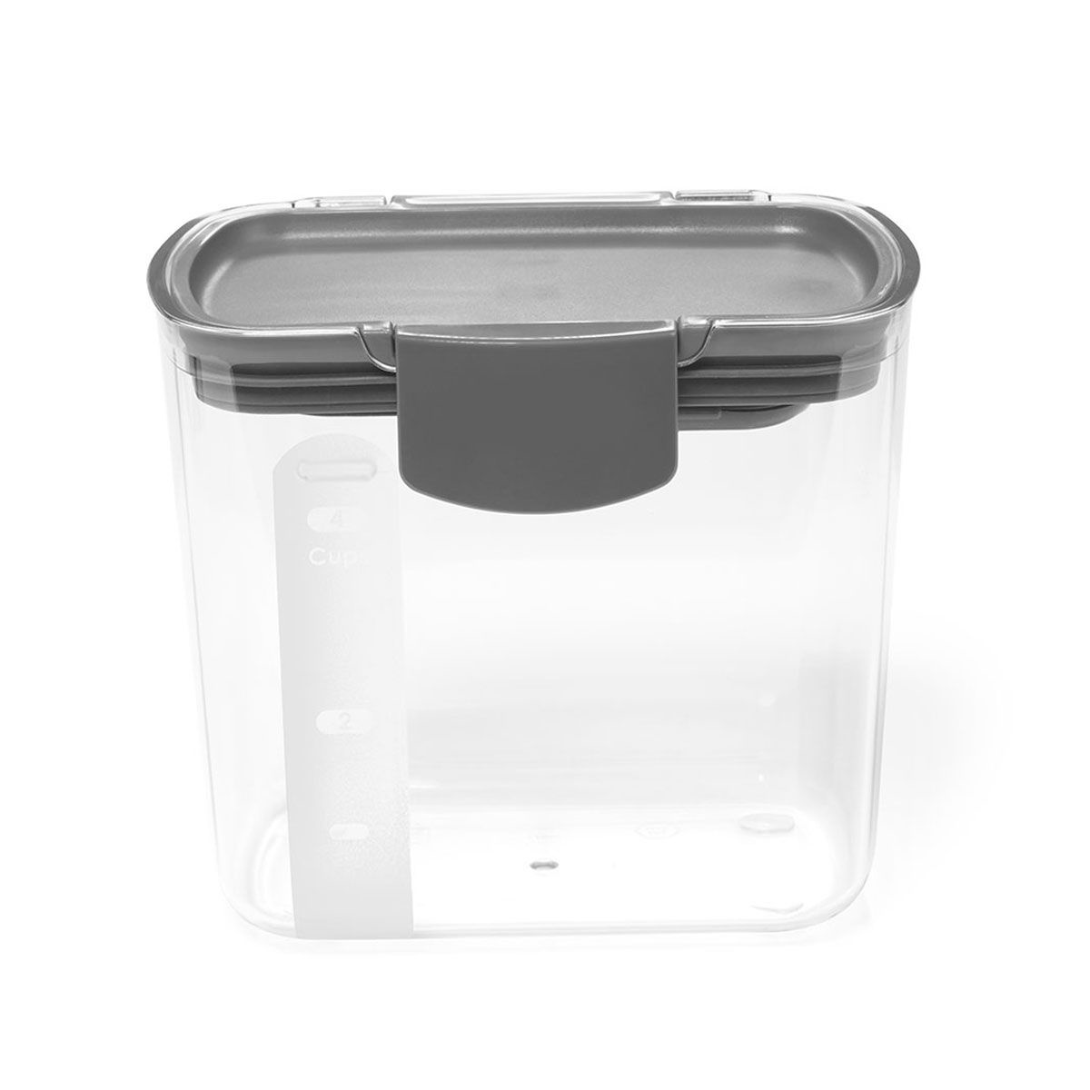 Youngever 2 Pack Plastic Sugar Keeper 5LB, Clear Flour Storage Container,  Large Plastic Food Storage Containers