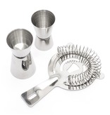 Starfrit Starfrit Jiggers and Cocktail Strainer Set