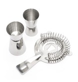 Starfrit Starfrit Jiggers and Cocktail Strainer Set